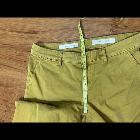 Anthropologie Pilcro & The Letterpress The Stet Mustard Pants - Picture 12 of 13